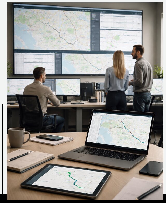 Трекинг грузов и Fleet Management, мониторинг автопарка в Осинниках